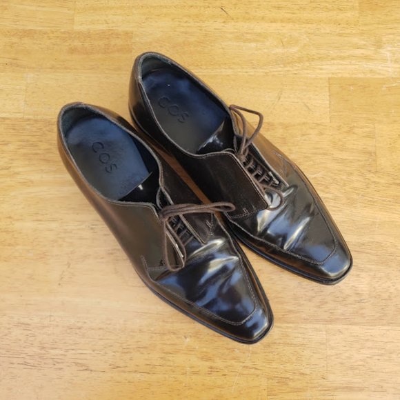 COS Brown Leather Brogues - Picture 2 of 11